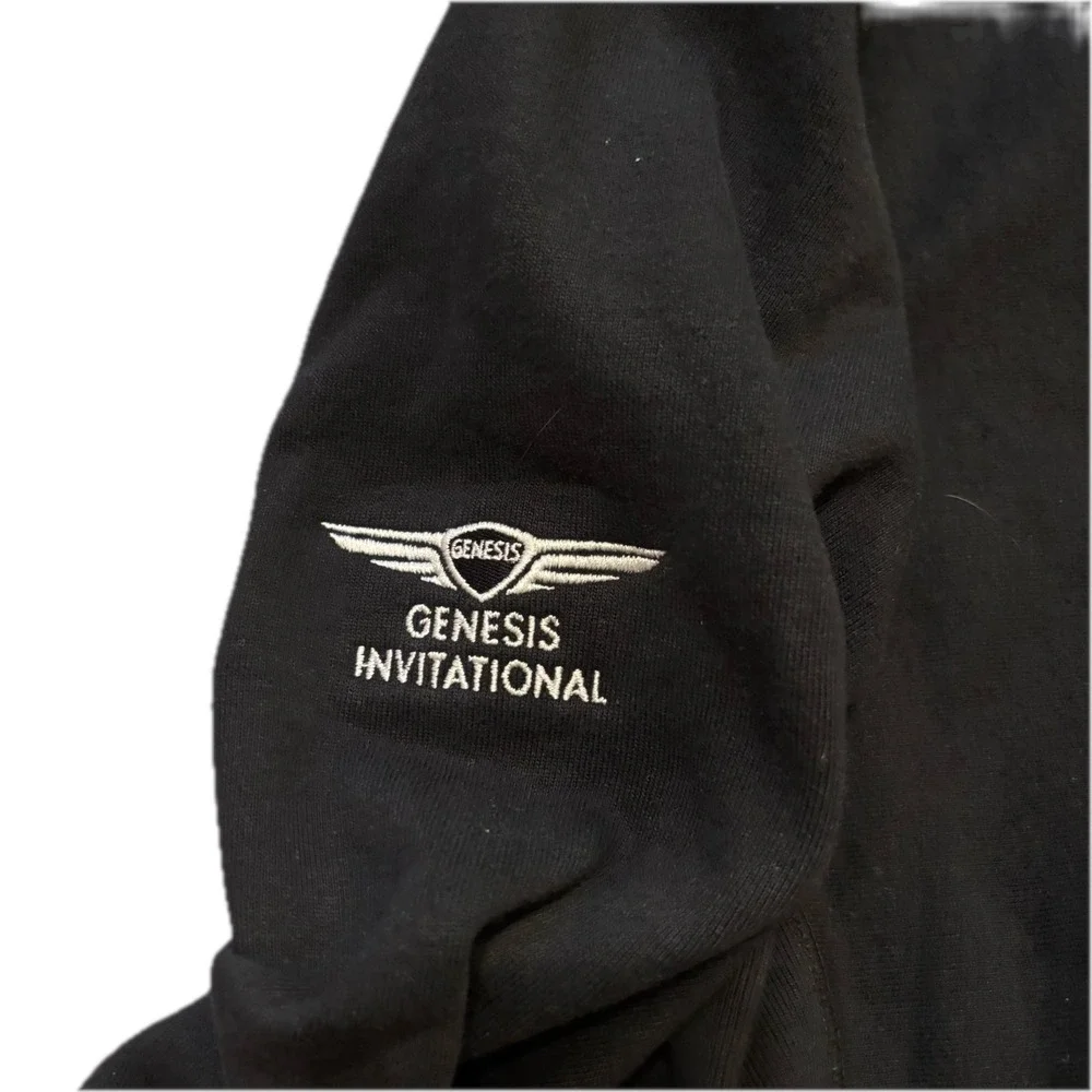 Sun Day Red Tiger Hoodie Mens Small Black Genesis Invitational Golf Pullover